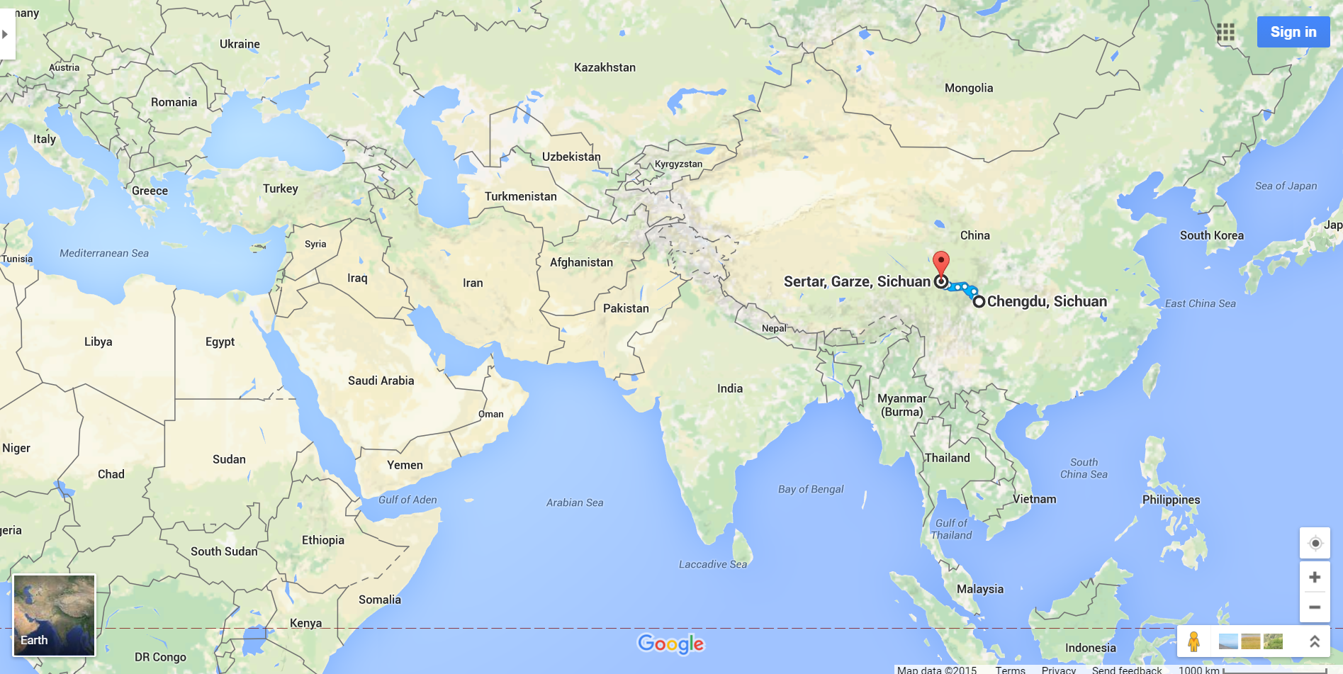 Distance-overview