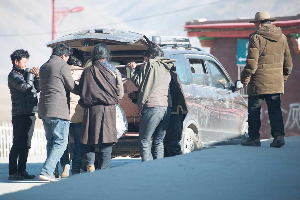 Tibetan sky burial