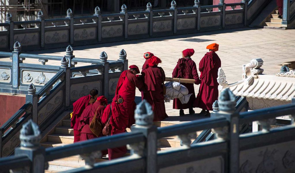 Tibetan sky burial