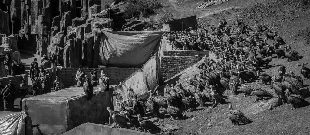 Tibetan sky burial