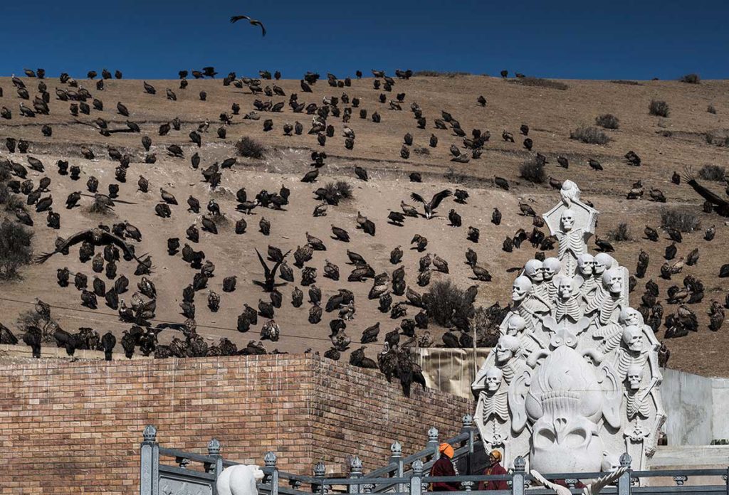 Tibetan sky burial