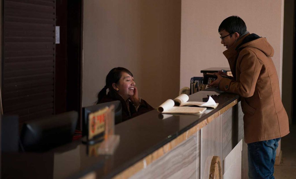 hostel receptionist